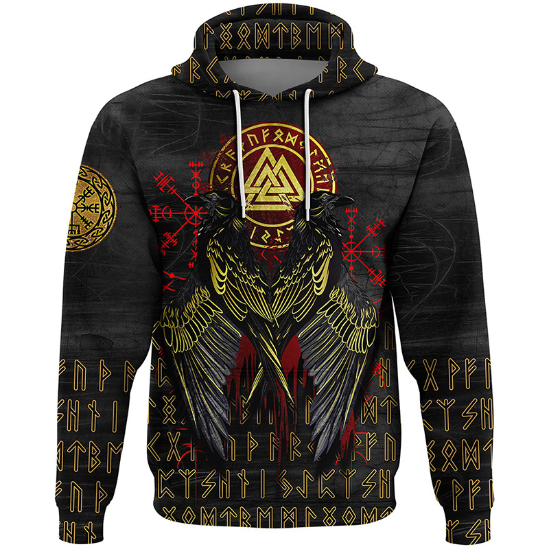 Viking Mythology Totem Hoodie