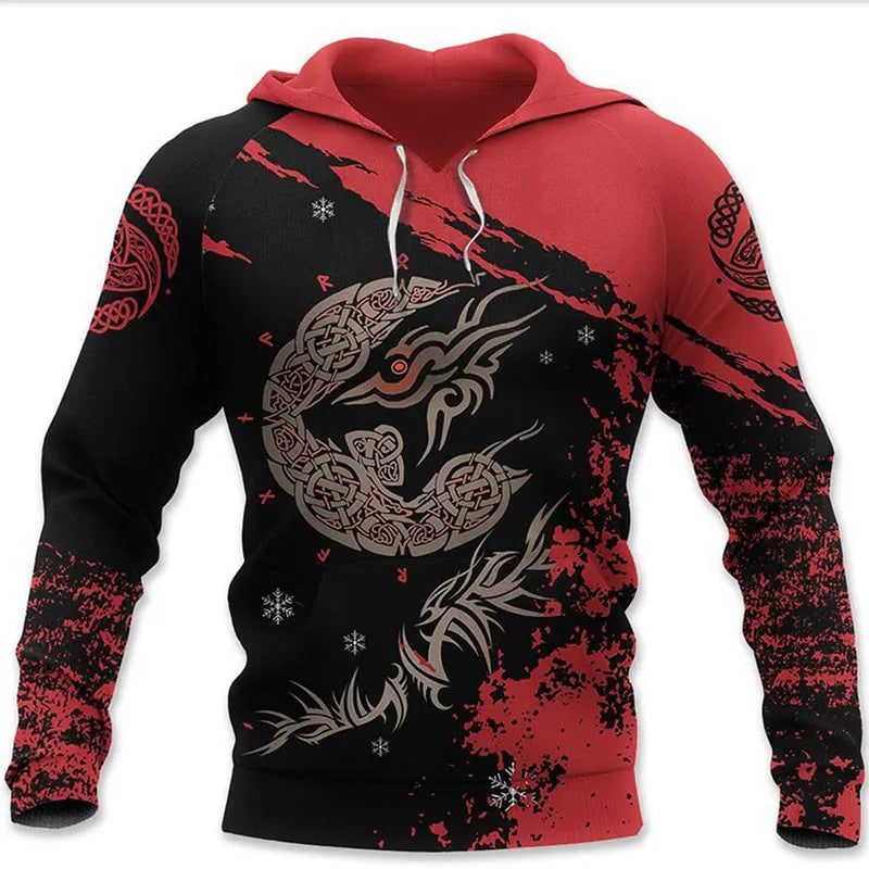 Viking Mythology Totem Hoodie
