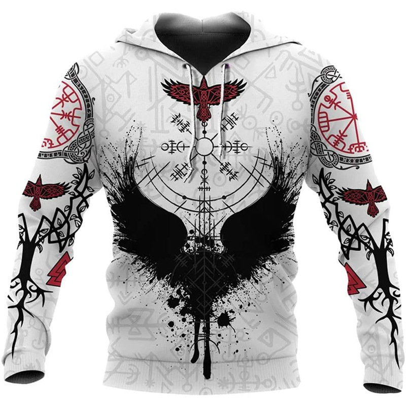 Viking Mythology Totem Hoodie