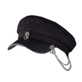 Skeleton Claw Chain Chamois Leather Hat