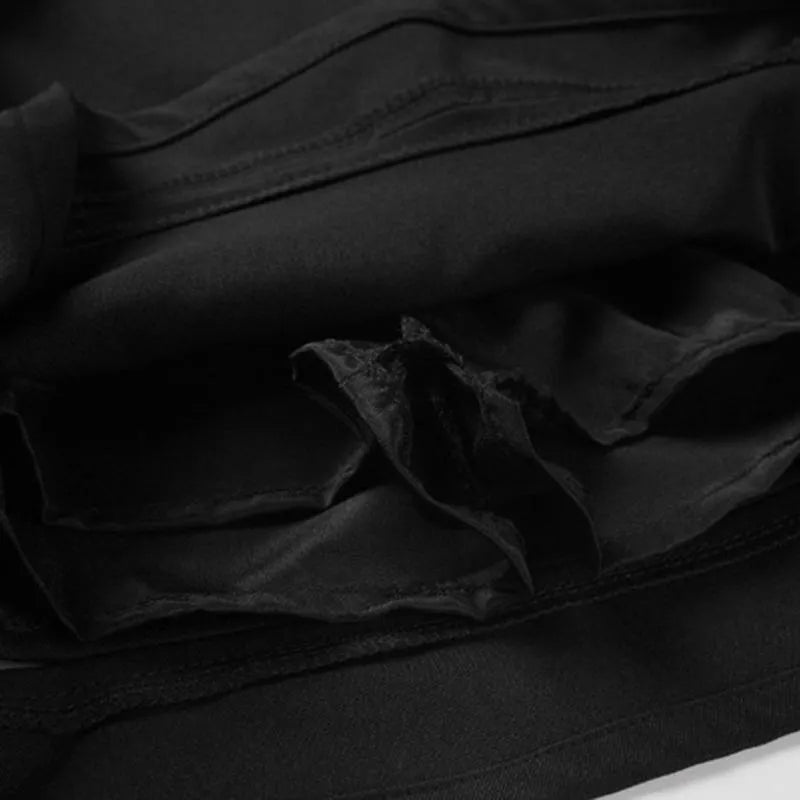 High Waist Chain Hollowed Out Tight Skirt