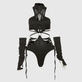 Hollow Out Strap Bodysuit