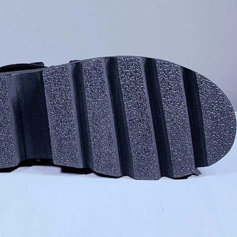 "Crazy" Strapped Sandals