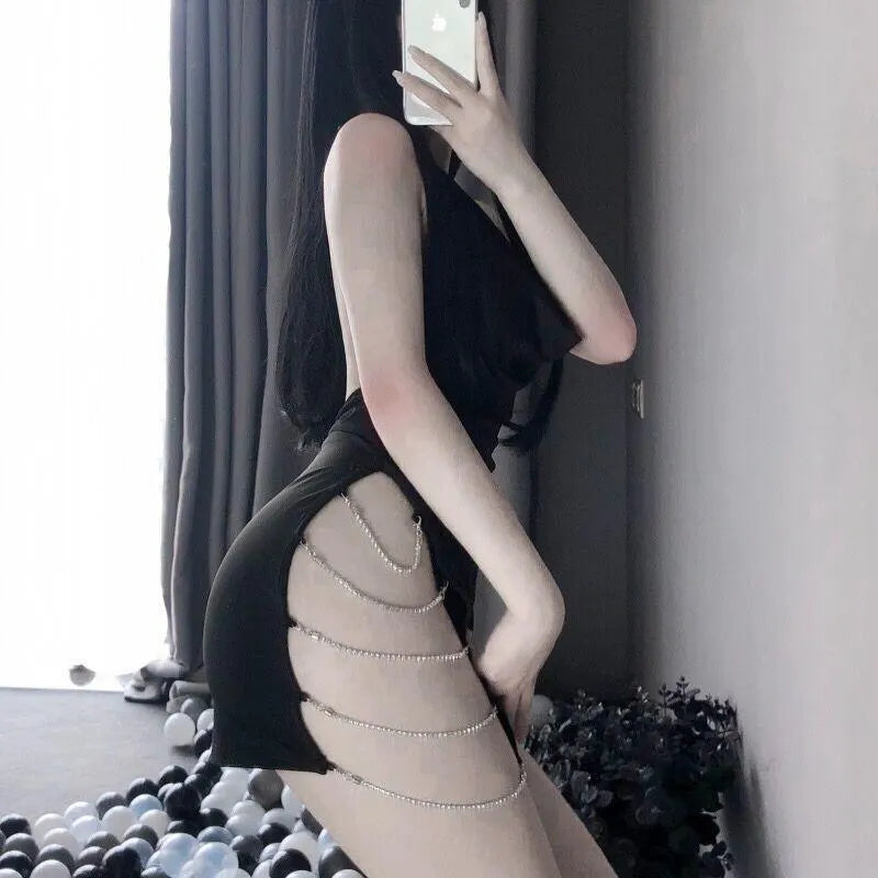 Illusion Chain Dress