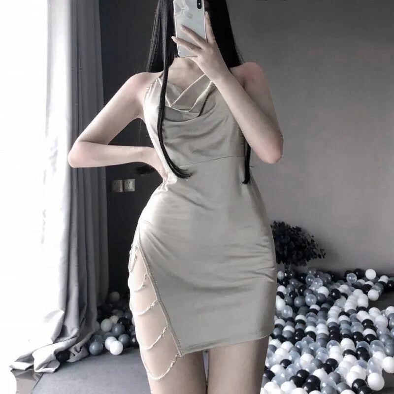 Illusion Chain Dress