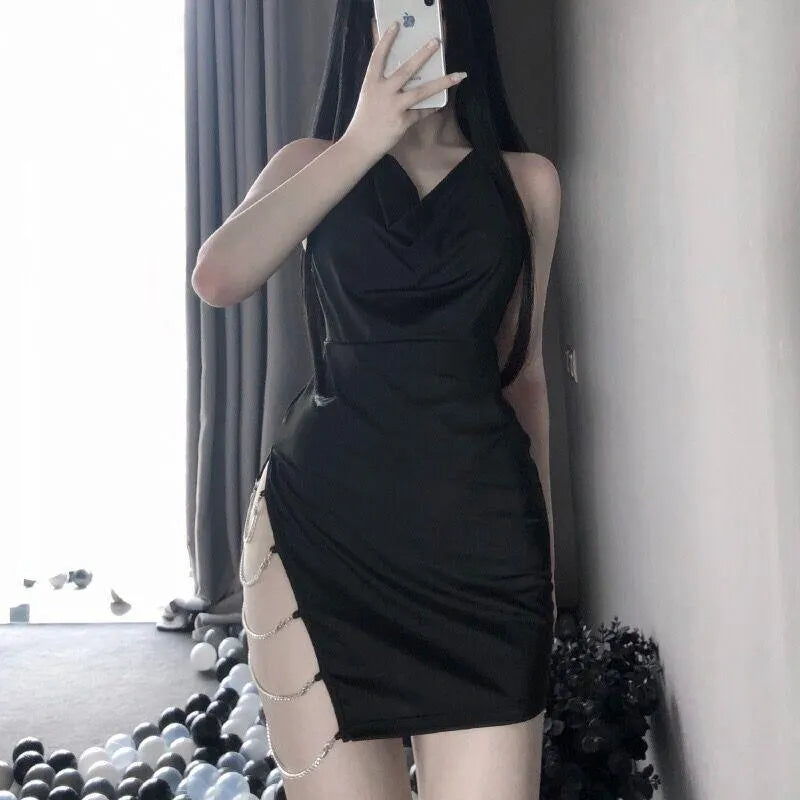 Illusion Chain Dress