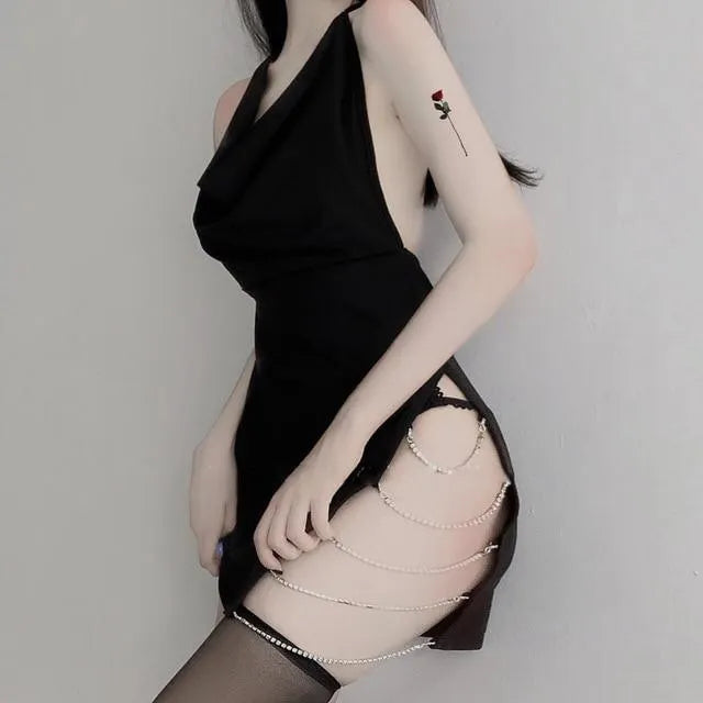 Illusion Chain Dress