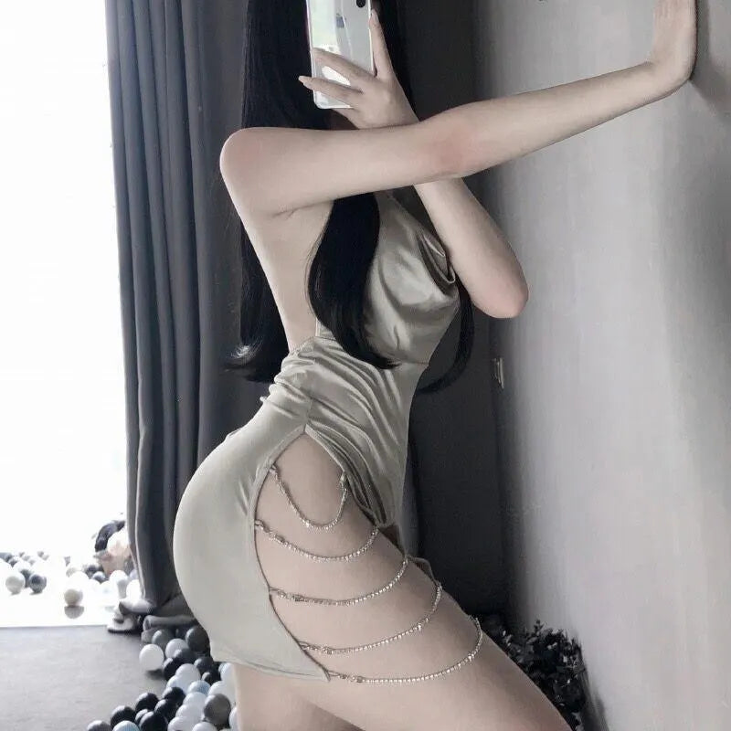 Illusion Chain Dress