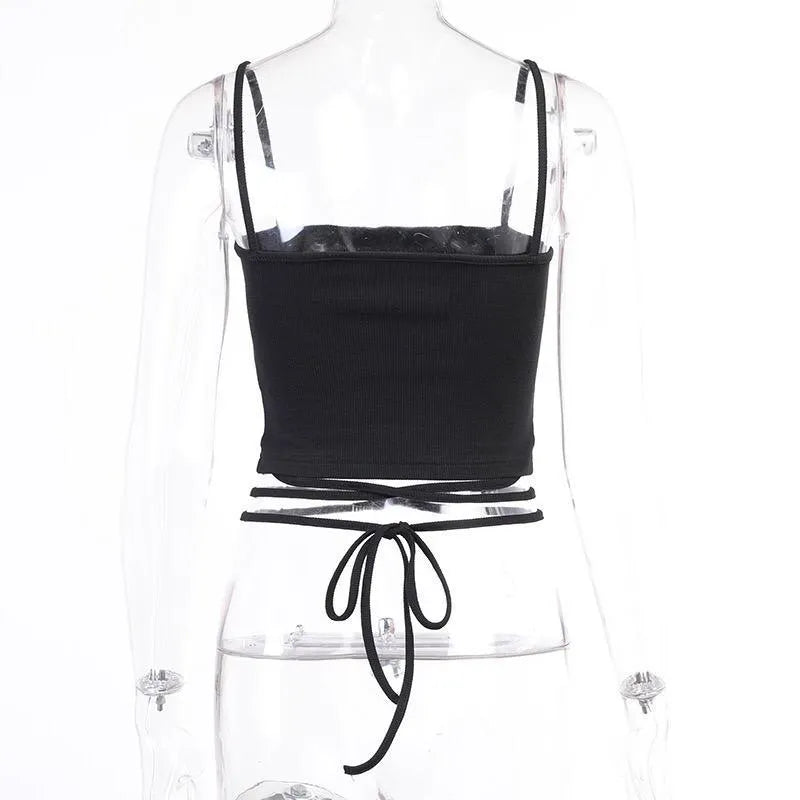Slim-fit Halter Print Top