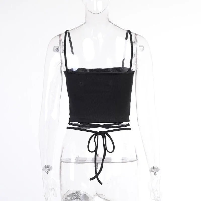 Slim-fit Halter Print Top