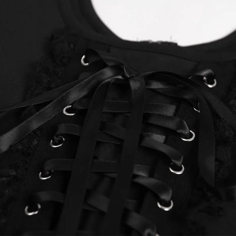 Lace Up Corset Top