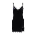 Vintage Lace Slit Dress