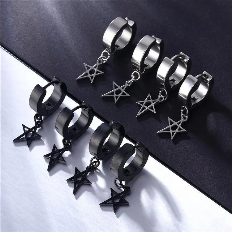 Pentagram Earrings