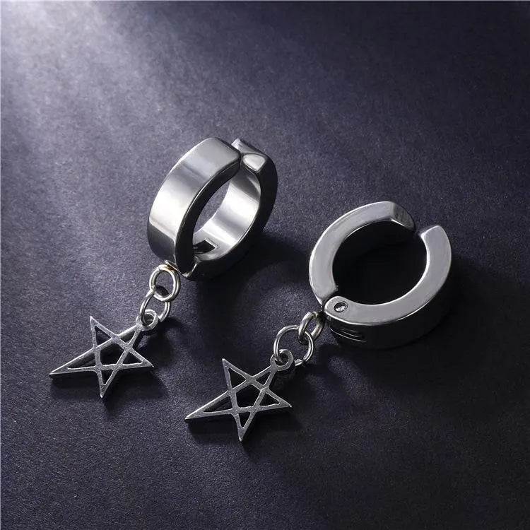 Pentagram Earrings