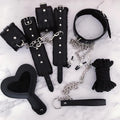 Vegan Leather & Faux Fur Restraint Set