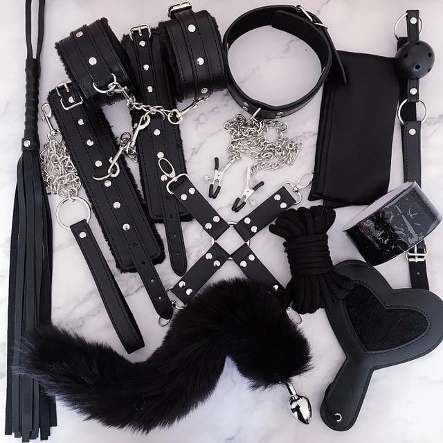 Vegan Leather & Faux Fur Restraint Set