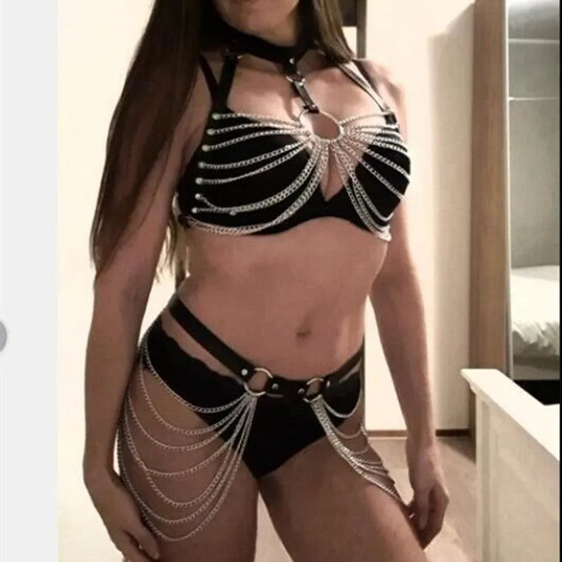 Bondage Chains Harness