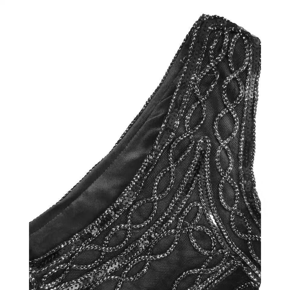 The Vintage Fringe Flapper Dress