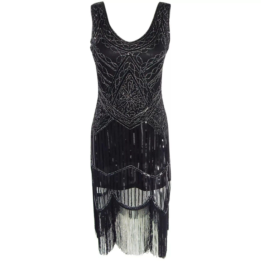 The Vintage Fringe Flapper Dress