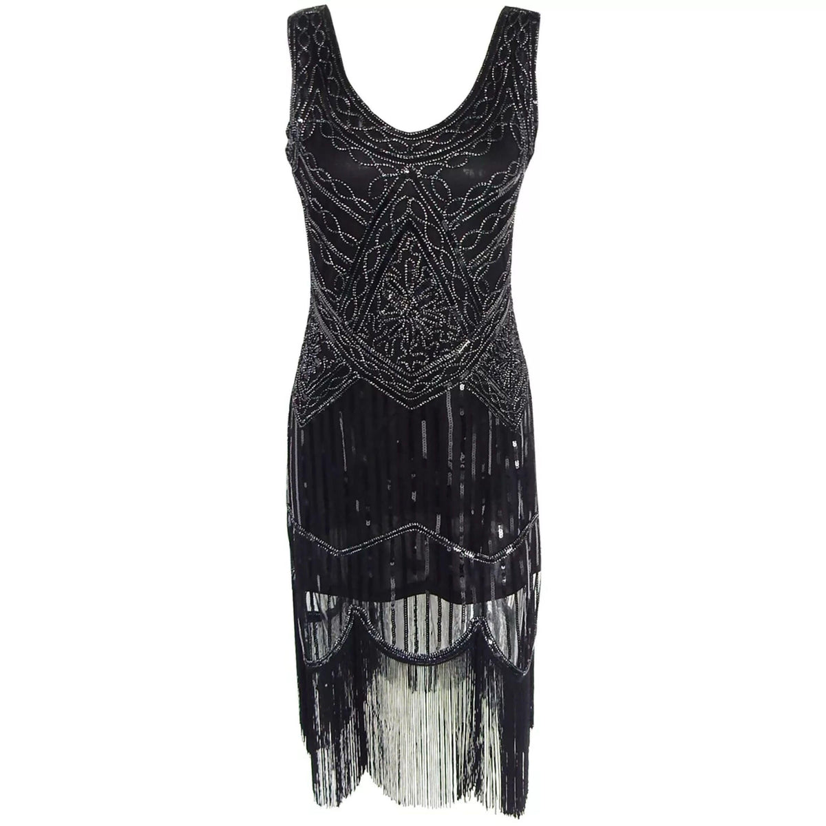 The Vintage Fringe Flapper Dress