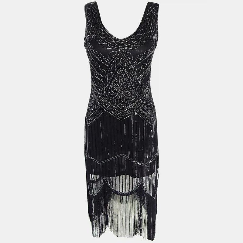 The Vintage Fringe Flapper Dress