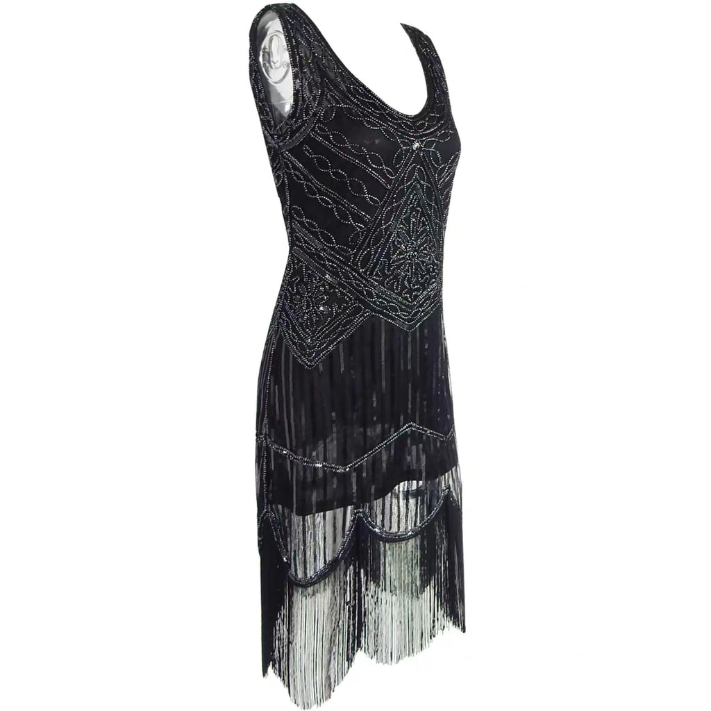 The Vintage Fringe Flapper Dress