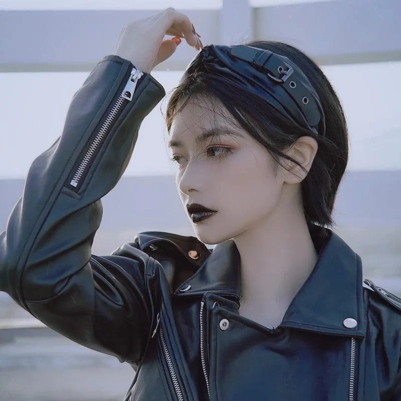Motorcycle Girl Hair Band