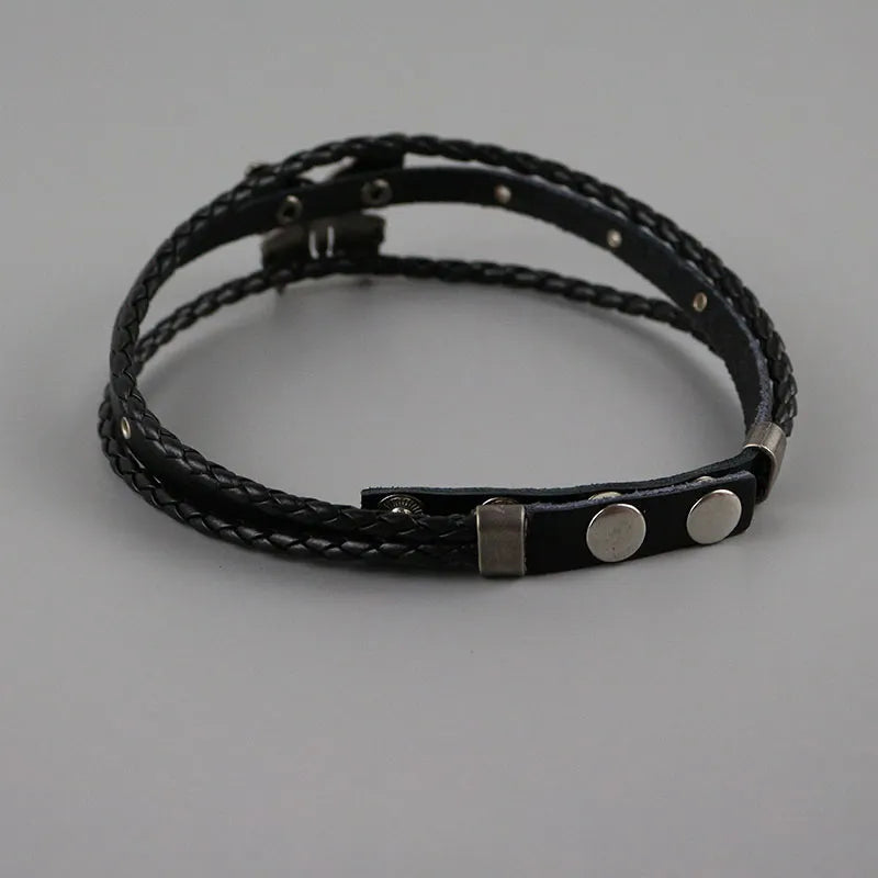 Dark Butterfly Rock Collar Choker