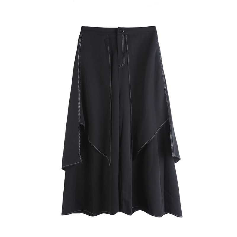 Fake Two-piece Wide-leg Pants