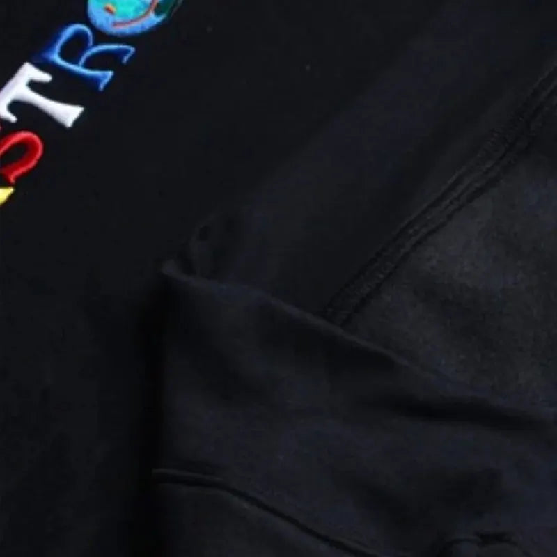 Colorful Letter Print Hoodie
