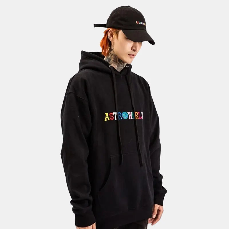 Colorful Letter Print Hoodie