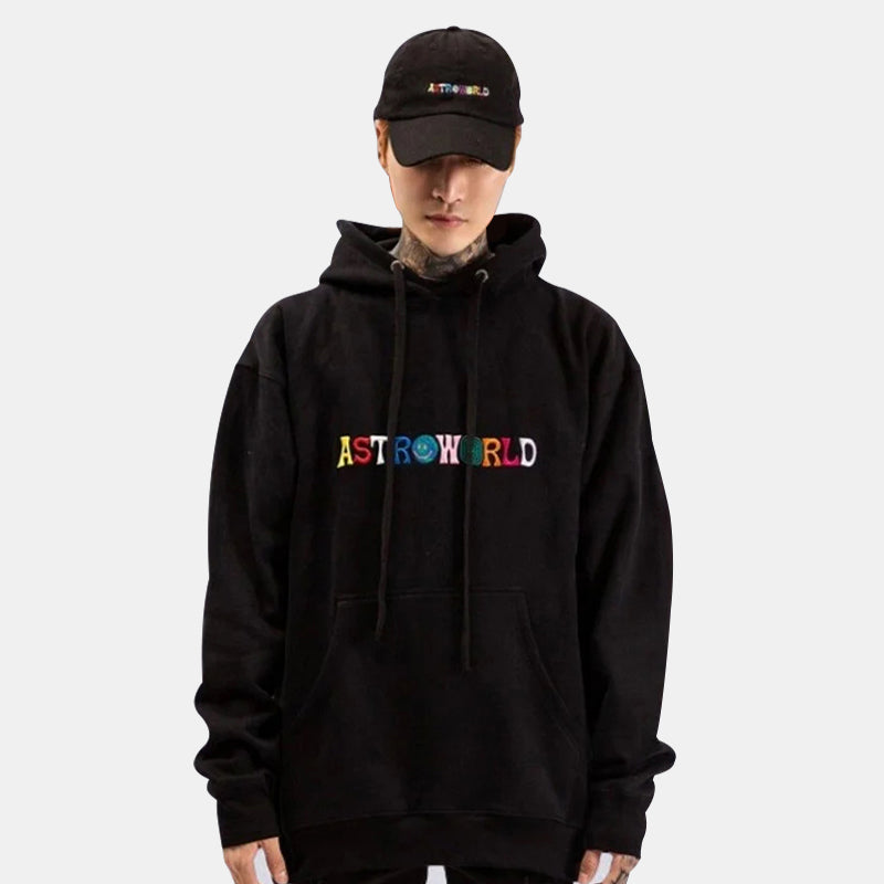 Colorful Letter Print Hoodie