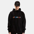 Colorful Letter Print Hoodie