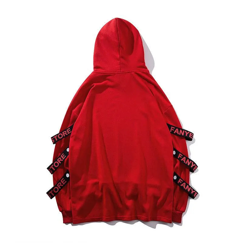Street Style Trendy Splicing Thick Hoodie