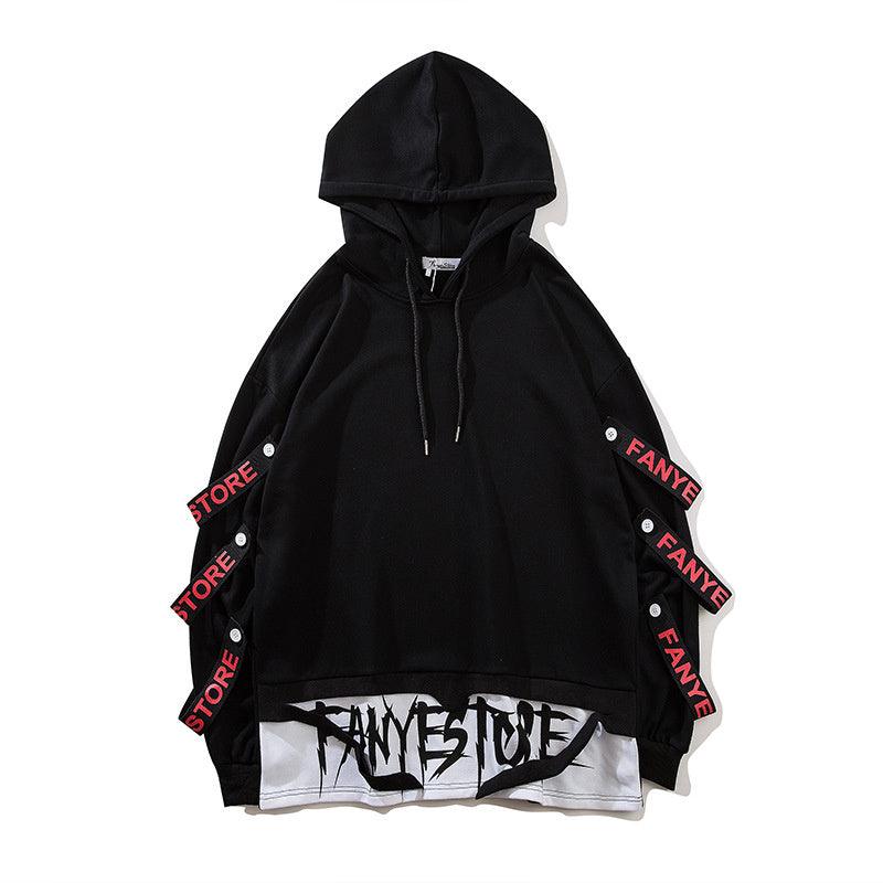 Street Style Trendy Splicing Thick Hoodie