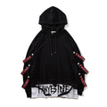 Street Style Trendy Splicing Thick Hoodie