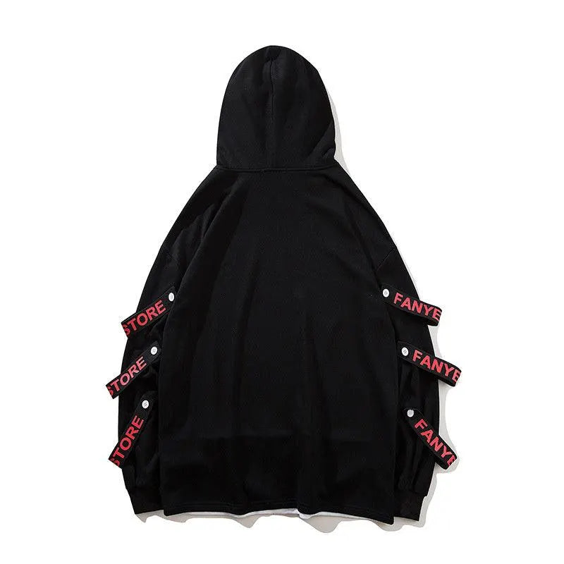 Street Style Trendy Splicing Thick Hoodie