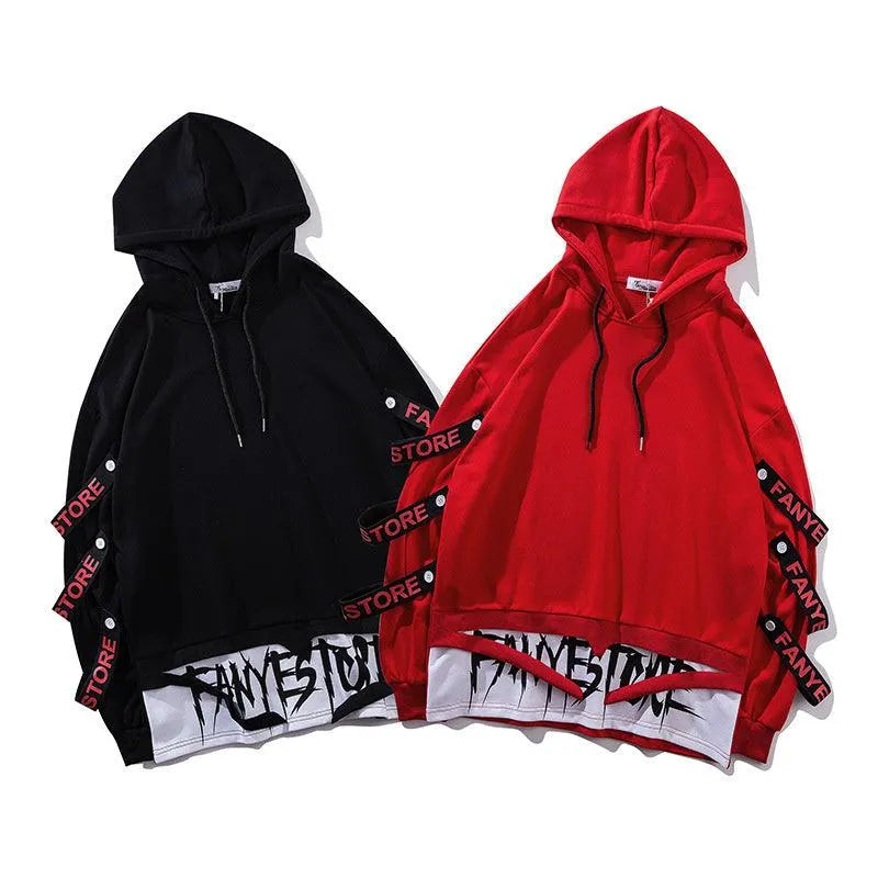 Street Style Trendy Splicing Thick Hoodie