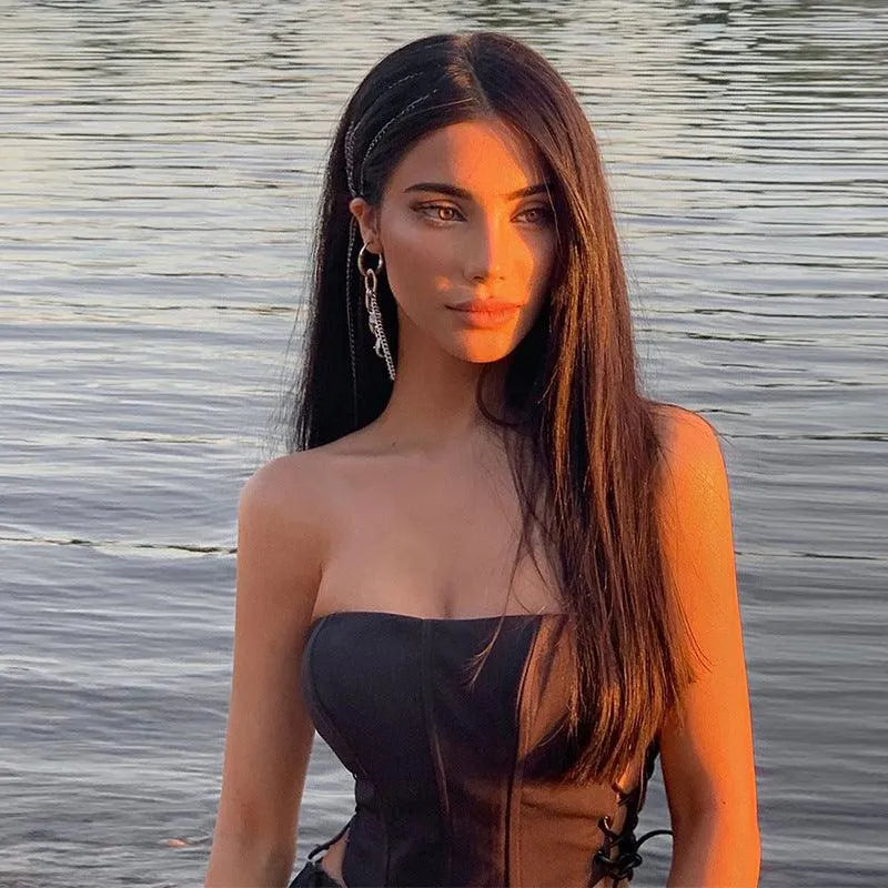 Just Go With Corset Top