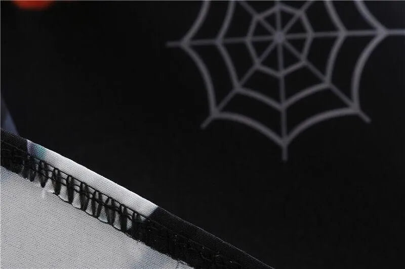 Halloween Skulls and Bats Bow Dress
