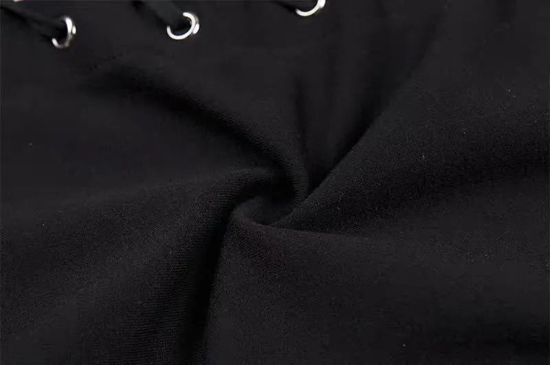 Crop Top Vampire Hoodie