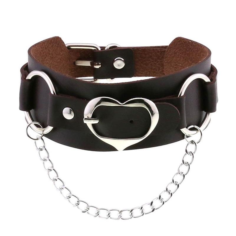 Heart Chain Buckle Choker