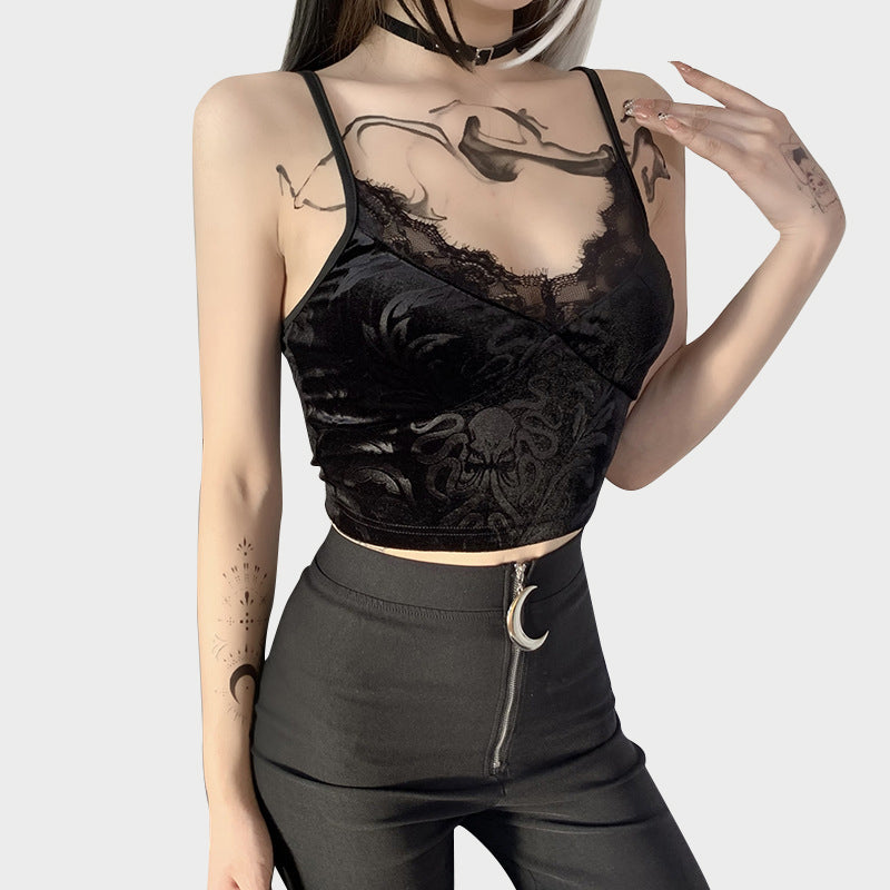 Dark Personality Bustier Top