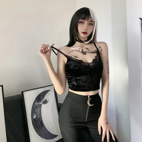 Dark Personality Bustier Top