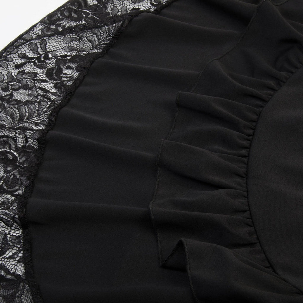 Irregular Lace Skirt