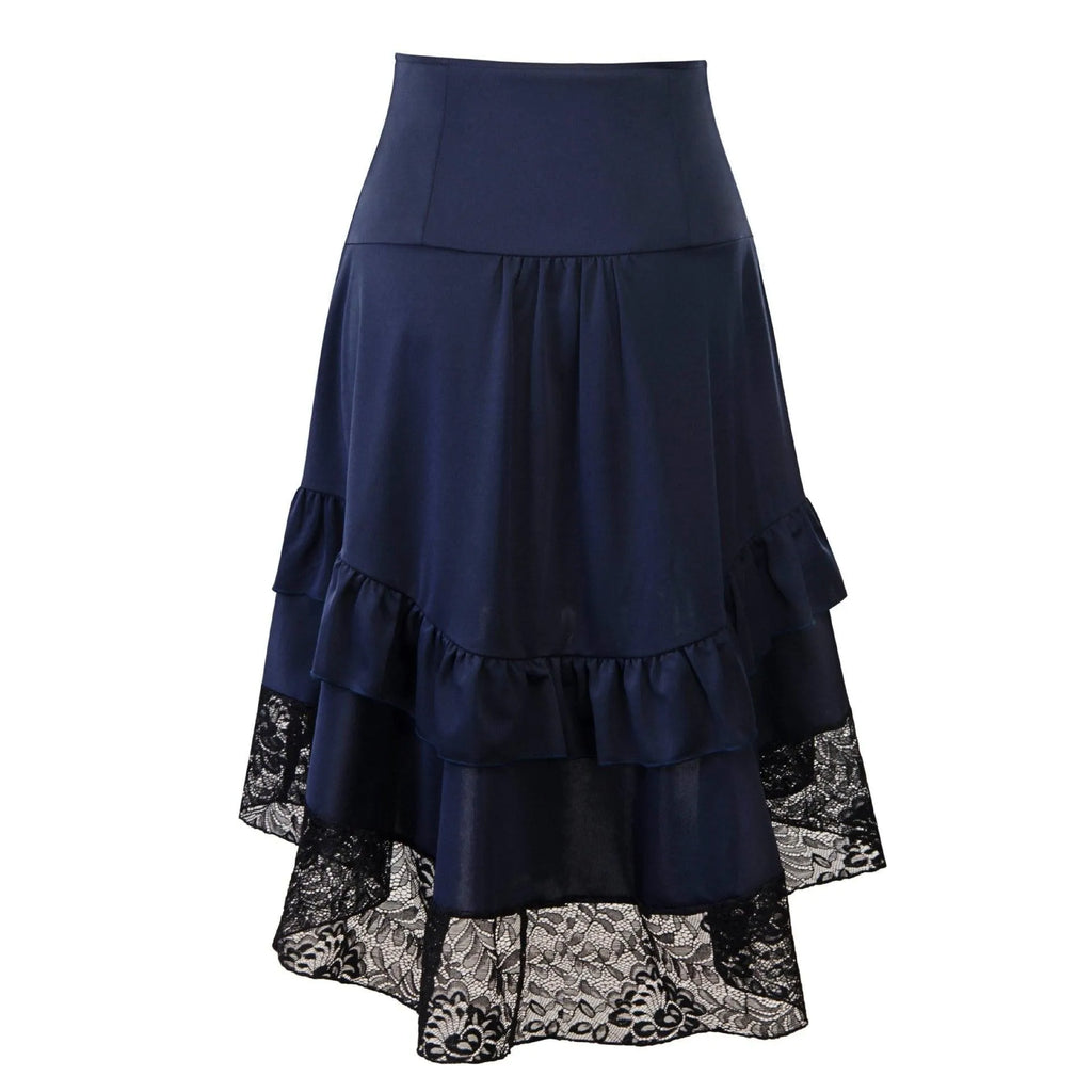 Irregular Lace Skirt