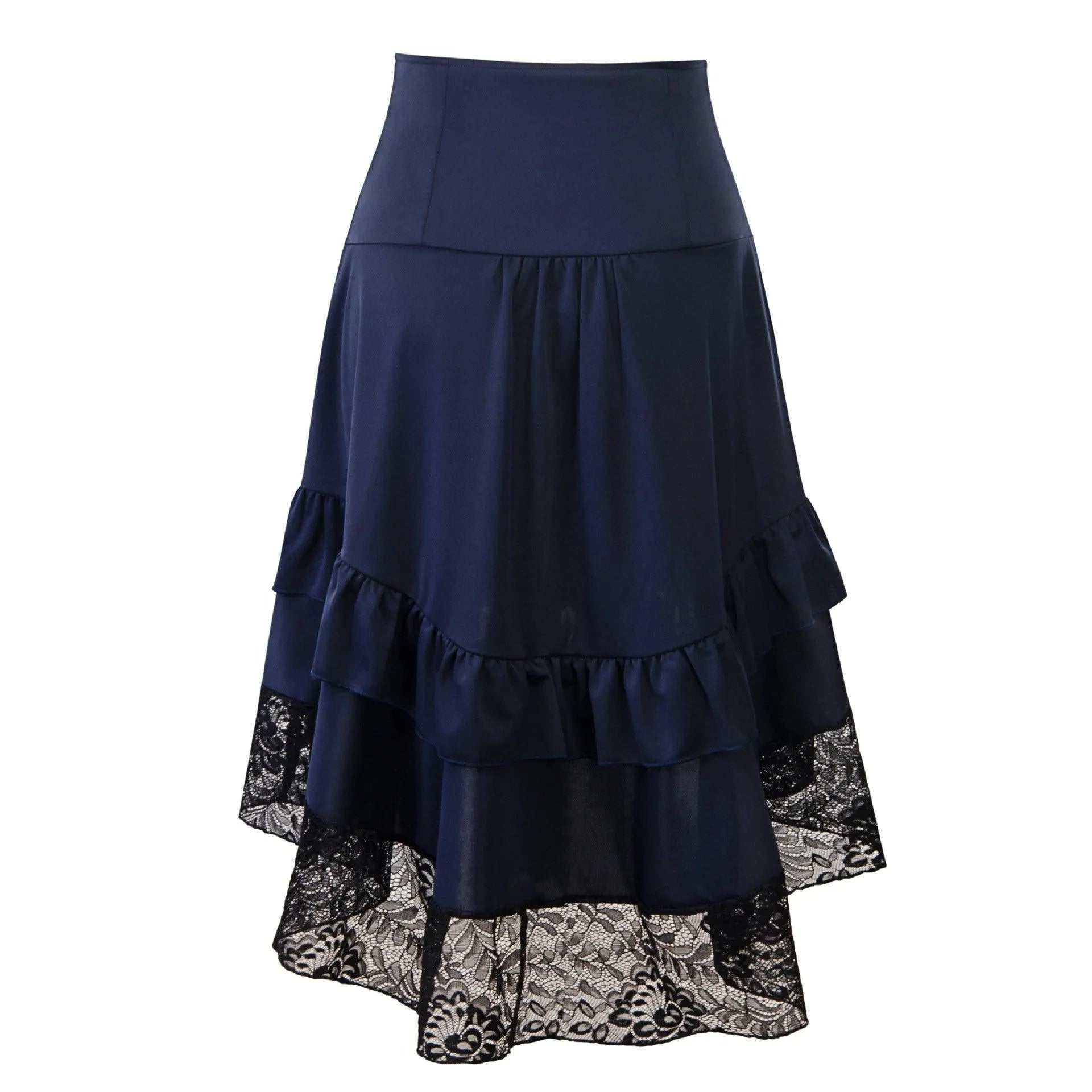 Irregular Lace Skirt