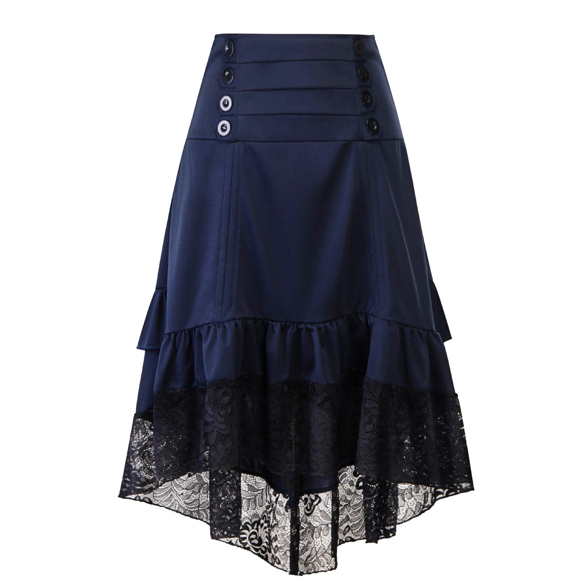 Irregular Lace Skirt