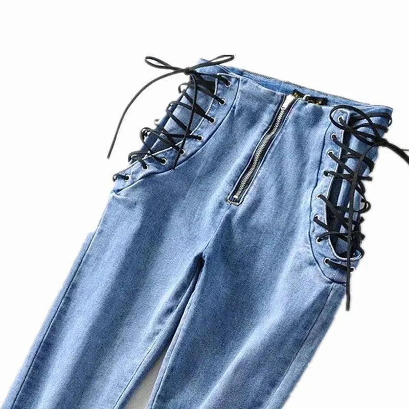 Lace Up Back Pants