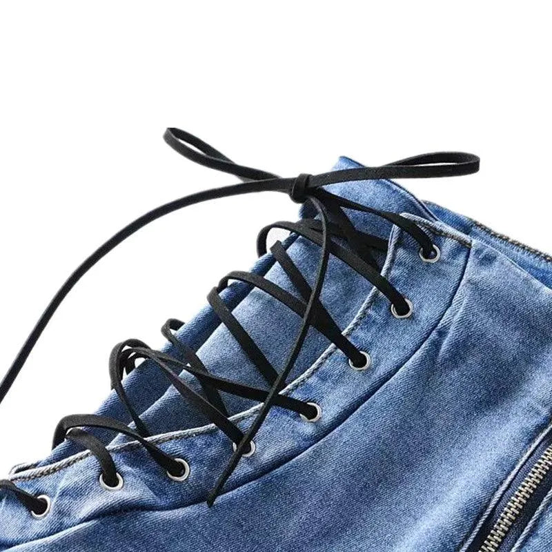Lace Up Back Pants